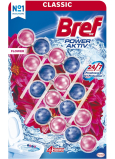 Bref Power Aktiv WC Block Flower Blossom, fester WC Block, 4 × 50 g