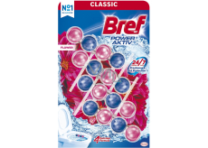 Bref Power Aktiv WC Block Flower Blossom, fester WC Block, 4 × 50 g