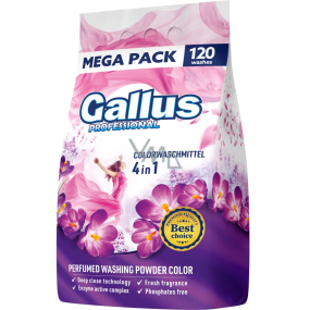 Gallus Color prací prášek na barevné prádlo 120 dávek 6,6 kg Gallus Color prací prášek na barevné prádlo 120 dávek 6,6 kg