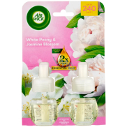 Air Wick White Peony & Jasmine Blossom - Pivoňka a jasmínový květ DUO elektrický osvěžovač náhradní náplň 2 x 19 ml