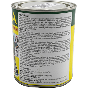 Bilak A 0000 glanzende dispersionslack für Holz, transparent, 0,7 kg Bilak A 0000 glanzende dispersionslack für Holz, transparent, 0,7 kg