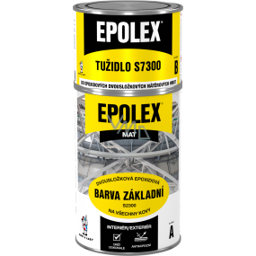 EPOLEX S2300 Grundierung für Metall, grau matt + Epolex S7300 Härter, Set 1,18 kg