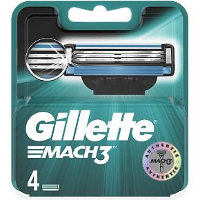 Gillette Mach3 Ersatzklingen 4 Stk.