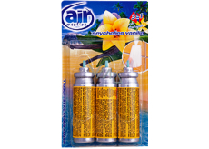 Air Menline Seychelles Vanilla Happy Lufterfrischer Nachfüllpackung 3 x 15 ml Spray