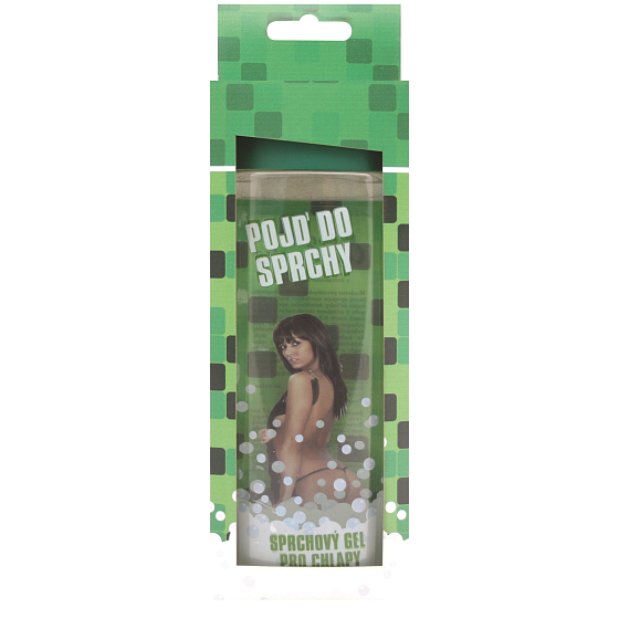 Bohemia Gifts Geh unter die Dusche Green Tea Deodorant-Duschgel für Männer mit originellem 3D-Etikett 300 ml