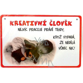 Nekupto Humor in der Tschechischen Republik humorvolles Zeichen 15 x 10 cm 1 Stück