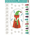 Fensterfolie ohne Kleber oval mit Tierfuchs 42 x 30 cm
