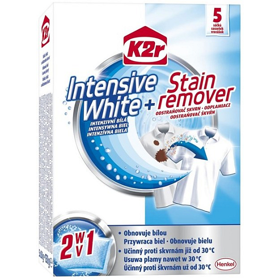 K2r Intensivweiß + Fleckenentferner Intensivweiß + Fleckenentferner 5 Stück