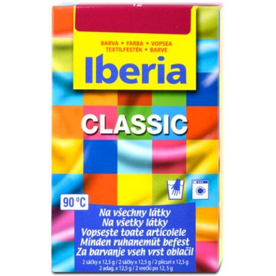 Iberia Classic Textilfarbe weinrot 2 x 12,5 g
