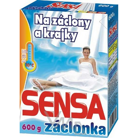 Sensa Vorhang mit Bleichwirkung auf Vorhänge und Spitzenwaschpulver 600 g