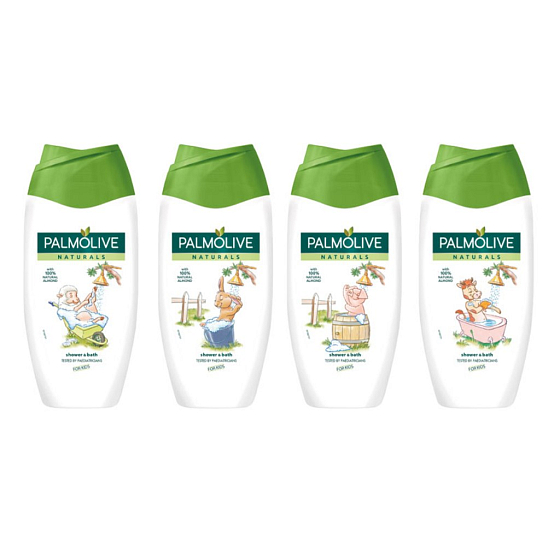 Palmolive Naturals For Kids 2 in 1 Duschgel und Badeschaum 250 ml 1 Stück