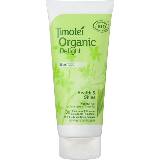 Timotei Organic Delight Health & Shine Shampoo für normales Haar 180 ml
