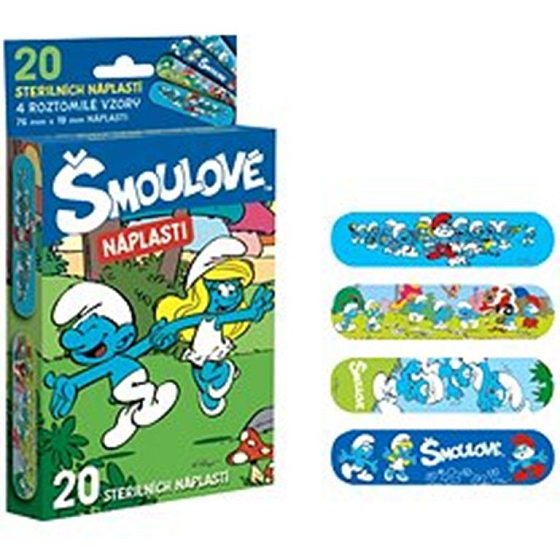Schlumpf Pflaster steril für Kinder 20 Stück