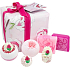 Bomb Cosmetics Rosengarten Ballistik 2 x 160 g + Ball 30 g + Block 50 g + Seife 2 x 100 g, Kosmetikset
