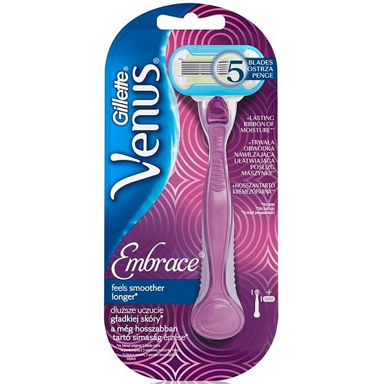 Gillette Venus Embrace Rasierer + Ersatzkopf 1 Stück für Damen