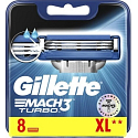 Gillette Mach3 Turbo Ersatzklingen 8 Stück, für Männer