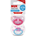 Nuk Classic Happy Days Silikon Tröster 6-18 Monate Box