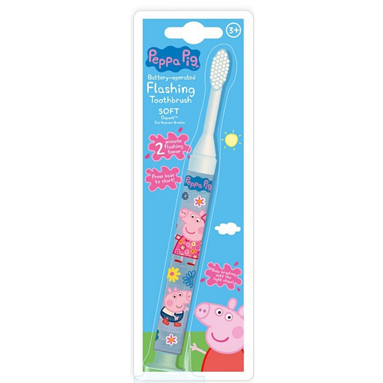Peppa Pig - Pepa Piggy blinkende Zahnbürste mit Timer für Kinder