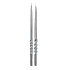Arome Flower Kerze gedreht Silber 13 x 300 mm 2 Stück
