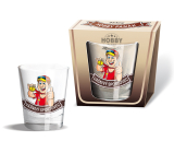 Nekupto Hobby Glas-Geschenk-Schnapsglas Leidenschaftlicher Sportler 0,04 l