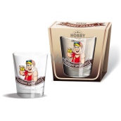 Nekupto Hobby Glas-Geschenk-Schnapsglas Leidenschaftlicher Sportler 0,04 l