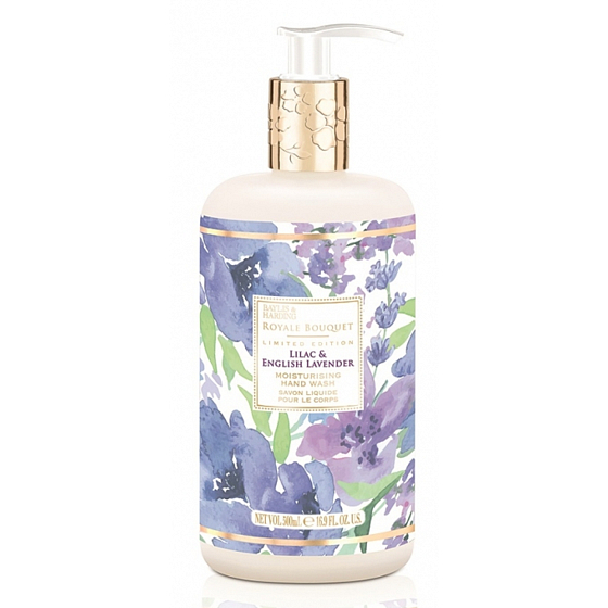 Baylis & Harding Flieder- und englischer Lavendel-Flüssigseifenspender 500 ml