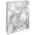 Nekupto Geschenk Papiertüte 32,5 x 26 x 13 cm Weihnachtssilberflasche WBL 1943 02