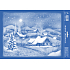 Bogen Weihnachtsaufkleber, Fensterfolie ohne Kleber Schneelandschaft 25 x 35 cm