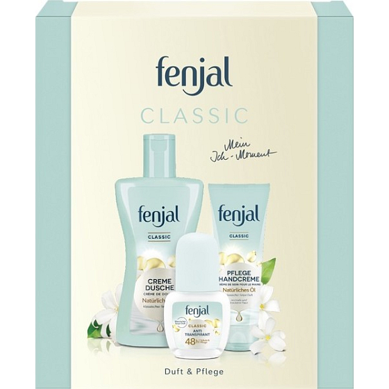 Fenjal Classic Handcreme 75 ml + Duschgel 200 ml + 48h Ball Antitranspirant Roll-on 50 ml, Kosmetikset
