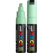 Posca Universal-Acrylmarker mit breiter, geschnittener Spitze 8 mm Hellgrün PC-8K