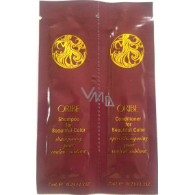 Oribe For Beautiful Color Hochsanftes Shampoo und Spülung für schillernde Haarfarbe 2 x 7 ml, Duopack