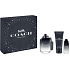 Coach Men Eau de Toilette für Männer 100 ml + Eau de Toilette für Männer 15 ml + Duschgel 100 ml, Geschenkset für Männer