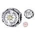 Charme Sterling Silber 925 Sternzeichen, Zirkonia Schütze, Perle für Armband