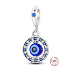 Charme Sterling Silber 925 Blau Auge Schutz, Anhänger Armband Symbol