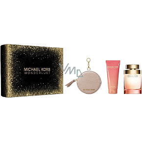 Michael Kors Wonderlust Eau de Parfum 100 ml + Körperlotion 100 ml + Geldbörse, Geschenkset für Frauen