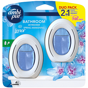 Ambi Pur Bathroom Frühlingserwachen Badezimmer Lufterfrischer 2 x 7,5 ml, Duopack