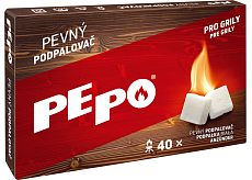 PE-PO fester Anzünder, 40 Anzünder, Schachtel