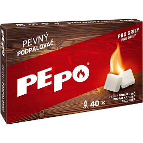 PE-PO fester Anzünder, 40 Anzünder, Schachtel