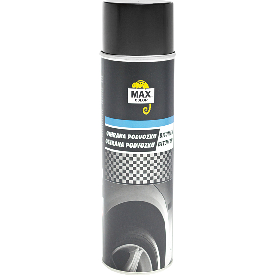 Max Color Bitumen Farbe zum Schutz des Unterbodens, schwarz, 500 ml