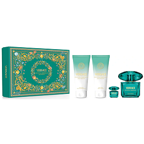 Versace Emerald parfumierte Wasser 90 ml + Körperlotion 100 ml + Duschgel 100 ml + parfumierte Wasser 5 ml, Geschenkeset für Frauen Versace Emerald parfumierte Wasser 90 ml + Körperlotion 100 ml + Duschgel 100 ml + parfumierte Wasser 5 ml, Geschenkeset für Frauen