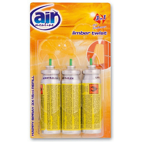 Air Menline Limber Twist Nachfüllung für Lufterfrischer 3× 15 ml