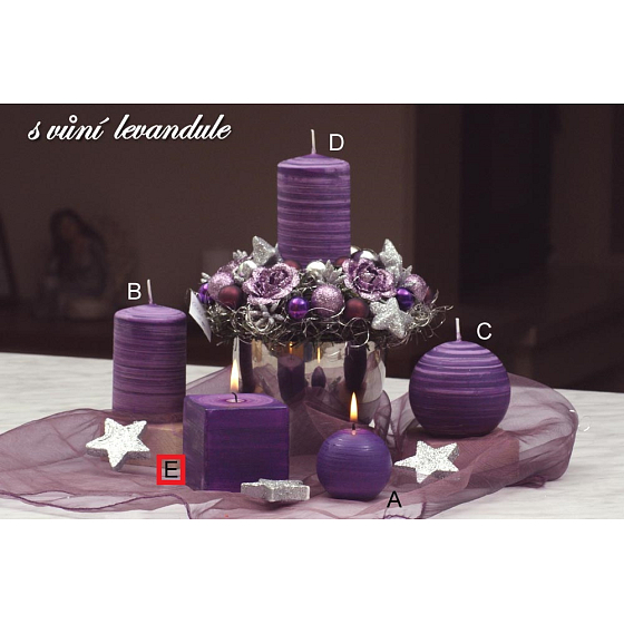 Lima Wellness Lavendel Duftkerzenwürfel 65 x 65 mm 1 Stück