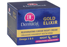 Dermacol Gold Elixir Verjüngende Kaviar-Nachtcreme 50 ml