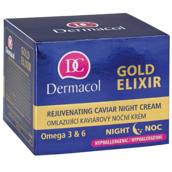 Dermacol Gold Elixir Verjüngende Kaviar-Nachtcreme 50 ml