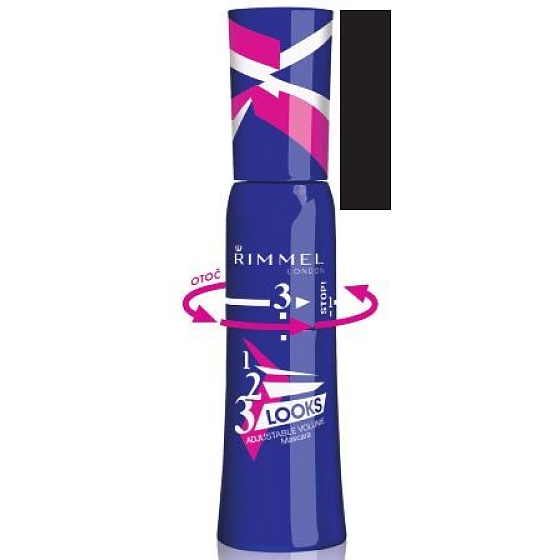 Rimmel London 1-2-3 Sieht aus wie 3 Mascaras in einem Schwarz