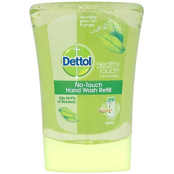 Dettol Grüntee Seife in einem berührungslosen Spender 250 ml nachfüllen