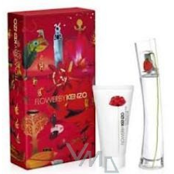 Kenzo Flower von Kenzo parfümiertes Wasser für Frauen 30 ml + Körperlotion 50 ml, Geschenkset