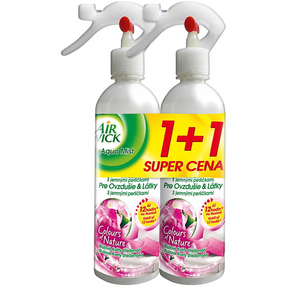 Air Wick Aqua Mist Pink blüht Flüssigkeit 2 x Lufterfrischer 345 ml