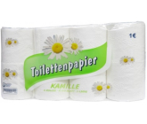 Tedi Kamille parfümierte Toilettenpapier mit dem Duft von Kamillenweiß 3-lagig 150 Stück 8 Stück