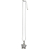 Silberne Halskette mit Stern-Anhänger 41 cm